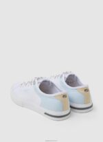 ⁦נשים 4N8XB635 Pepe Jeans לבן נעלי ספורט בסיסיות של Kenton Road⁩ – תמונה ⁦4⁩