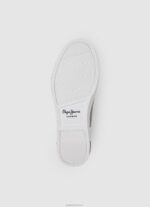 ⁦נשים 4N8XB635 Pepe Jeans לבן נעלי ספורט בסיסיות של Kenton Road⁩ – תמונה ⁦5⁩