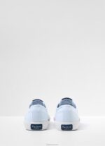 ⁦נשים 4N8XB636 Pepe Jeans לבן סניקרס בייסיק של בריידי⁩ – תמונה ⁦4⁩