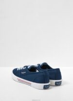 ⁦נשים 4N8XB637 Pepe Jeans חיל הים סניקרס בייסיק של בריידי⁩ – תמונה ⁦4⁩