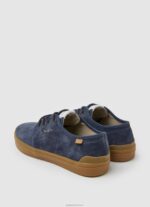 ⁦נשים 4N8XB638 Pepe Jeans חיל הים נעלי ספורט מעור קולין⁩ – תמונה ⁦4⁩