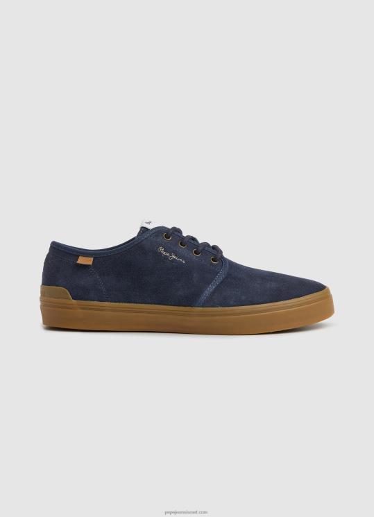 d7a0d7a9d799d79d_4n8xb638_pepe_jeans_d797d799d79c_d794d799d79d_d7a0d7a2d79cd799_d7a1d7a4d795d7a8d798_d79ed7a2d795d7a8_d7a7d795d7.jpg נשים 4N8XB638 Pepe Jeans חיל הים נעלי ספורט מעור קולין – תמונה 1
