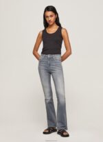 נשים 4N8XB63 Pepe Jeans דֵנִים ג'ינס מתרחב בגזרה גבוהה של דיון