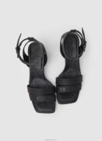 ⁦נשים 4N8XB641 Pepe Jeans שָׁחוֹר סנדלי בלוק צעירים של altea⁩ – תמונה ⁦2⁩