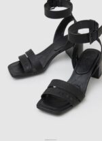 ⁦נשים 4N8XB641 Pepe Jeans שָׁחוֹר סנדלי בלוק צעירים של altea⁩ – תמונה ⁦3⁩