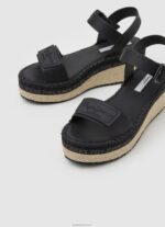 ⁦נשים 4N8XB643 Pepe Jeans שָׁחוֹר סנדלי טריז של מותג witney⁩ – תמונה ⁦3⁩