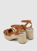 ⁦נשים 4N8XB645 Pepe Jeans לְהִשְׁתַזֵף סנדלי עור טפי דיי⁩ – תמונה ⁦5⁩