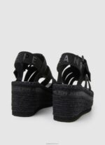 ⁦נשים 4N8XB647 Pepe Jeans שָׁחוֹר סנדלי טריז שמש של witney⁩ – תמונה ⁦4⁩