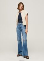 נשים 4N8XB64 Pepe Jeans דֵנִים ג'ינס מתרחב בגזרה גבוהה של Harper