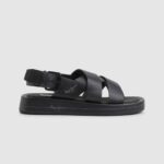 נשים 4N8XB651 Pepe Jeans שָׁחוֹר סנדלי טריז בלוק קיץ