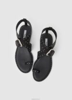 ⁦נשים 4N8XB656 Pepe Jeans שָׁחוֹר סנדלים שטוחים בטרנד hayes⁩ – תמונה ⁦2⁩