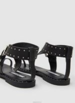 ⁦נשים 4N8XB656 Pepe Jeans שָׁחוֹר סנדלים שטוחים בטרנד hayes⁩ – תמונה ⁦4⁩