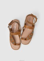 ⁦נשים 4N8XB658 Pepe Jeans לְהִשְׁתַזֵף סנדלי עור אתניים של irma⁩ – תמונה ⁦2⁩
