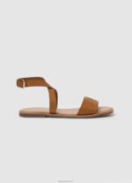 נשים 4N8XB660 Pepe Jeans לְהִשְׁתַזֵף סנדלי עור שטוחים של irma log