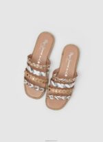 ⁦נשים 4N8XB662 Pepe Jeans חָשׂוּף סנדלי עור irma multistraps⁩ – תמונה ⁦2⁩