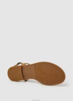 ⁦נשים 4N8XB668 Pepe Jeans להתחבא סנדלי זמש שטוחים של hays folk⁩ – תמונה ⁦5⁩