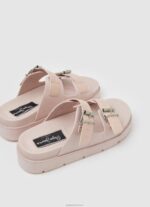 ⁦נשים 4N8XB669 Pepe Jeans ורוד בהיר סנדלי פולה פארק עם אבזם כפול⁩ – תמונה ⁦4⁩