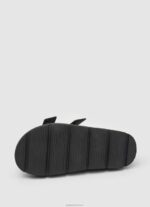 ⁦נשים 4N8XB670 Pepe Jeans שָׁחוֹר סנדלי פולה פארק עם אבזם כפול⁩ – תמונה ⁦5⁩
