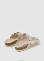 ⁦נשים 4N8XB672 Pepe Jeans עָרוֹם סנדלי עור אתניק של oban⁩ – תמונה ⁦4⁩