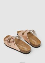 ⁦נשים 4N8XB675 Pepe Jeans סוכר מייפל סנדלים אנטומיים של oban claic⁩ – תמונה ⁦4⁩