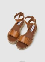 ⁦נשים 4N8XB677 Pepe Jeans טַבָּק סנדלי טריז עם emboed של קייט⁩ – תמונה ⁦2⁩