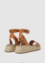 ⁦נשים 4N8XB677 Pepe Jeans טַבָּק סנדלי טריז עם emboed של קייט⁩ – תמונה ⁦4⁩