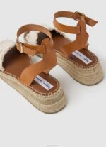 ⁦נשים 4N8XB678 Pepe Jeans צבע קרם סנדלי טריז מבד קייט⁩ – תמונה ⁦4⁩