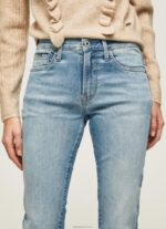 ⁦נשים 4N8XB67 Pepe Jeans דֵנִים ג'ינס בגזרה בגזרה גבוהה⁩ – תמונה ⁦3⁩