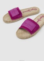 ⁦נשים 4N8XB680 Pepe Jeans שזיף בהיר סנדלי עור siva ברי⁩ – תמונה ⁦3⁩