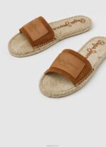 ⁦נשים 4N8XB682 Pepe Jeans קוניאק סנדלי עור siva ברי⁩ – תמונה ⁦3⁩