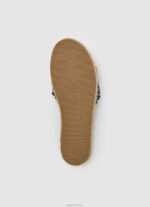 ⁦נשים 4N8XB683 Pepe Jeans שָׁחוֹר סנדלי siva ג'קארד יוטה⁩ – תמונה ⁦5⁩