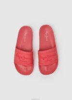 ⁦נשים 4N8XB684 Pepe Jeans אלמוג סליידר לוגו כפכפי חוף⁩ – תמונה ⁦2⁩