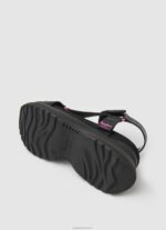 ⁦נשים 4N8XB687 Pepe Jeans שָׁחוֹר סנדלי venus ace trek⁩ – תמונה ⁦5⁩