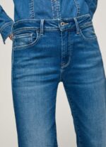 ⁦נשים 4N8XB68 Pepe Jeans דֵנִים ג'ינס בינוני בגזרה דק בגזרה אוברי⁩ – תמונה ⁦3⁩