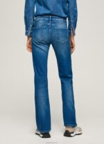 ⁦נשים 4N8XB68 Pepe Jeans דֵנִים ג'ינס בינוני בגזרה דק בגזרה אוברי⁩ – תמונה ⁦4⁩