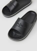 ⁦נשים 4N8XB696 Pepe Jeans שָׁחוֹר כפכפי מגלשת חוף⁩ – תמונה ⁦3⁩