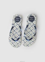 ⁦נשים 4N8XB699 Pepe Jeans מוּס כפכפי חוף מגרפה כחולים⁩ – תמונה ⁦2⁩