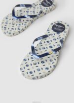 ⁦נשים 4N8XB699 Pepe Jeans מוּס כפכפי חוף מגרפה כחולים⁩ – תמונה ⁦3⁩