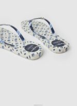 ⁦נשים 4N8XB699 Pepe Jeans מוּס כפכפי חוף מגרפה כחולים⁩ – תמונה ⁦4⁩