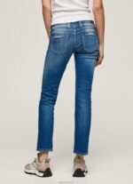 ⁦נשים 4N8XB6 Pepe Jeans דֵנִים ג'ינס בגזרה ישרה באמצע המותן⁩ – תמונה ⁦4⁩