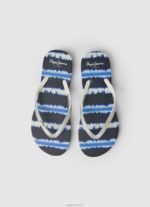 ⁦נשים 4N8XB700 Pepe Jeans dulwich כפכפי חוף מגרפה בריזה⁩ – תמונה ⁦2⁩