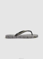 נשים 4N8XB704 Pepe Jeans שָׁחוֹר כפכפי חוף מגרפה מטבעות