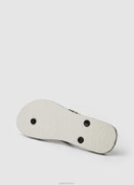 ⁦נשים 4N8XB704 Pepe Jeans שָׁחוֹר כפכפי חוף מגרפה מטבעות⁩ – תמונה ⁦5⁩