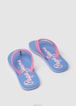 ⁦נשים 4N8XB707 Pepe Jeans ורוד בהיר כפכפי חוף מפרץ⁩ – תמונה ⁦4⁩