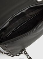 ⁦נשים 4N8XB708 Pepe Jeans שָׁחוֹר תיק מרופד עם ריפוד⁩ – תמונה ⁦4⁩