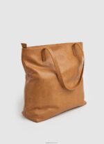 ⁦נשים 4N8XB710 Pepe Jeans גָמָל תיק תיק עם לוגו מובלט⁩ – תמונה ⁦2⁩
