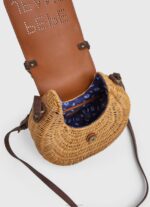 ⁦נשים 4N8XB716 Pepe Jeans טַבָּק תיק נצרים בעבודת יד⁩ – תמונה ⁦4⁩