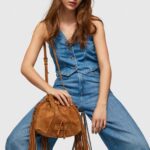 נשים 4N8XB724 Pepe Jeans גָמָל תיק דלי זמש