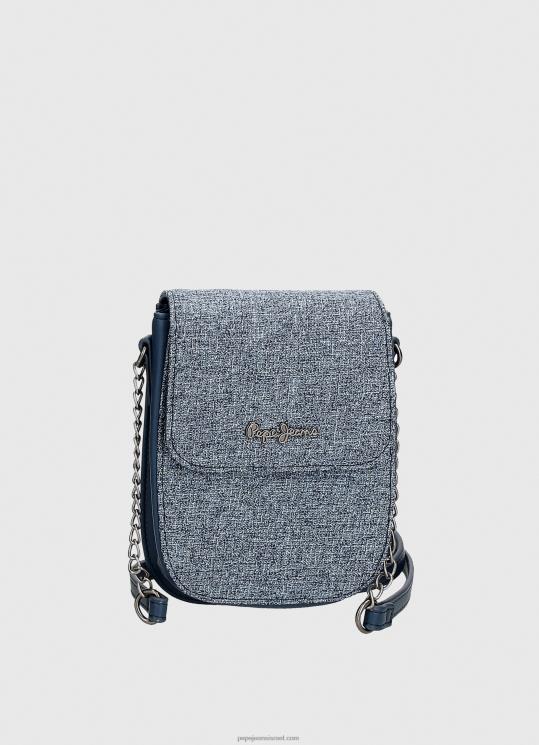 d7a0d7a9d799d79d_4n8xb726_pepe_jeans_d790d795d7a7d799d799d7a0d795d7a1_d7aad799d7a7_d7a0d799d799d793_d79ed7a9d795d799d7a9.jpg נשים 4N8XB726 Pepe Jeans אוקיינוס תיק נייד משויש – תמונה 1