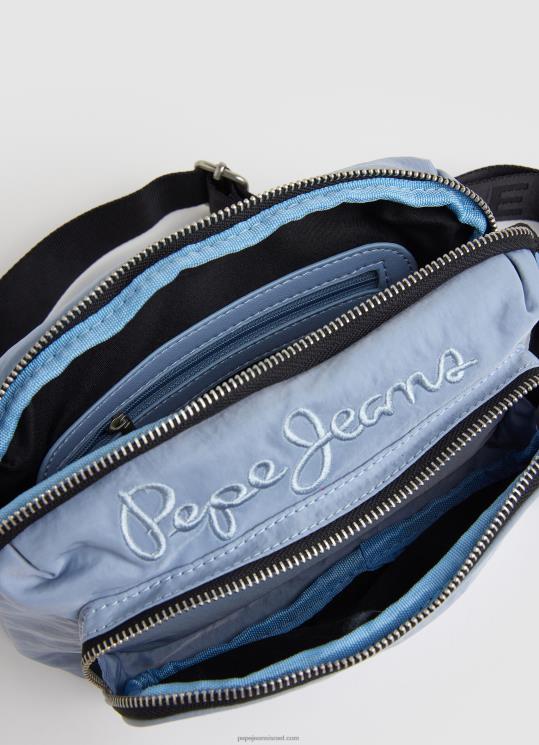 ⁦נשים 4N8XB735 Pepe Jeans מִפרָץ תיק crossbody מבד עם ידית מתכווננת⁩ – תמונה ⁦3⁩